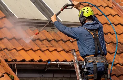 Démoussage et hydrofuge de toiture à Wiège-Faty